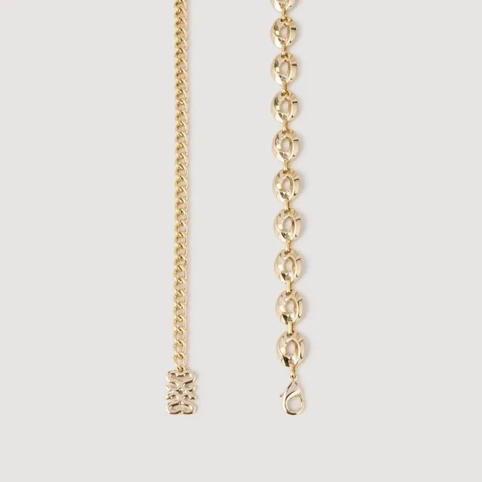 Women Belts SANDRO Chain Belt Gold