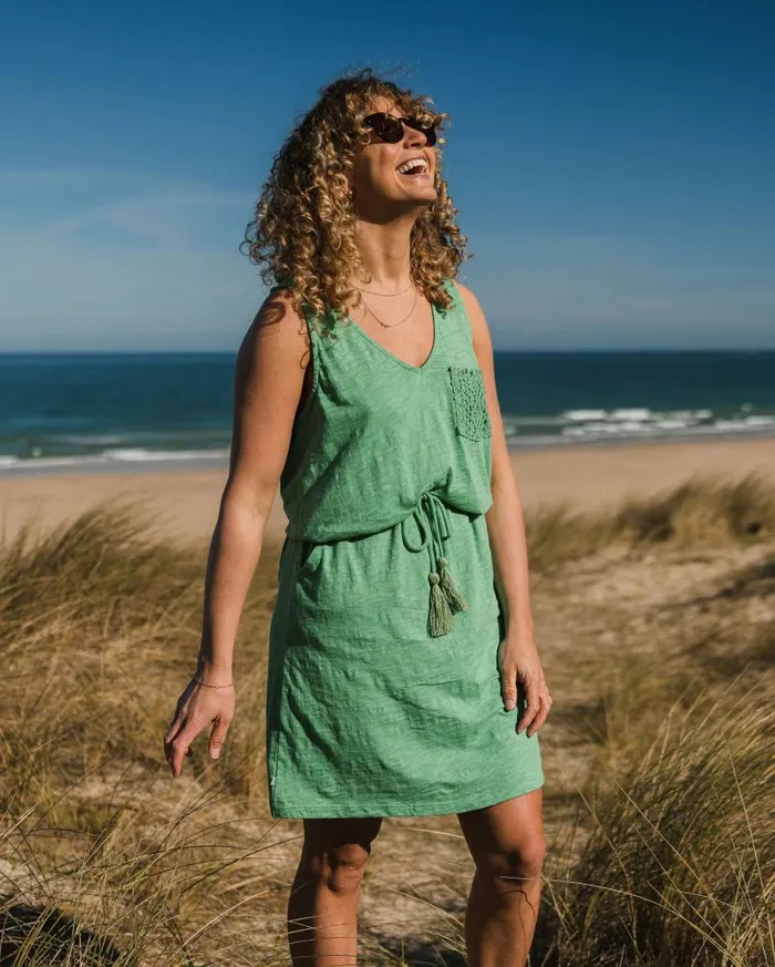 Women Bottoms Passenger Rivergate Recycled Cotton Dress Green Spruce Green Spruce