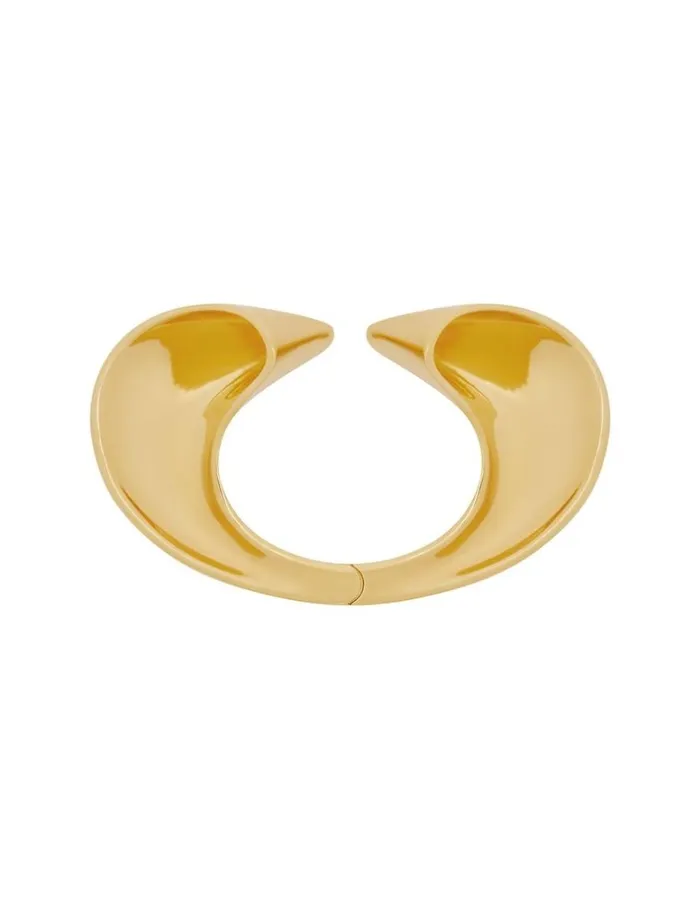 Women Bracelets Zimmermann Pleat Cuff Gold