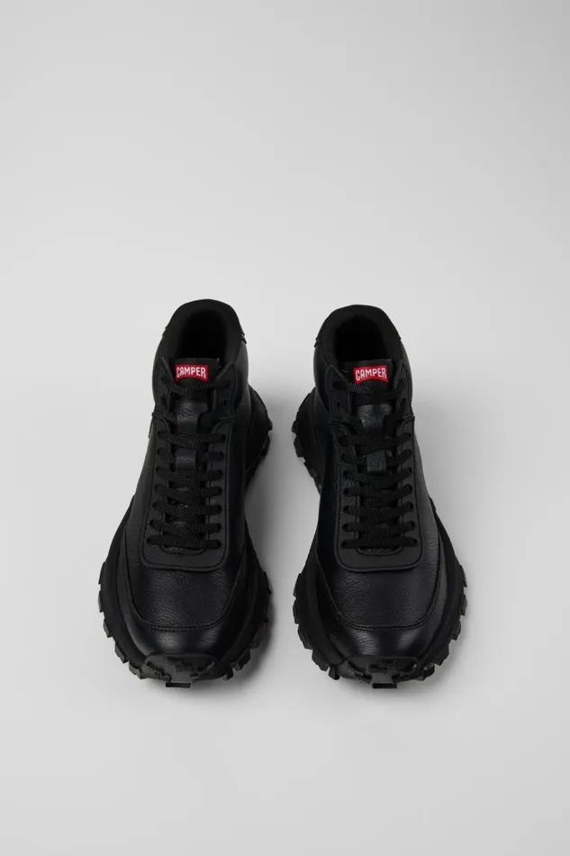 Women Camper Ankle Boots Drift Trail VIBRAM Black Leather Sneakers Women Camper Ankle Boots Drift Trail VIBRAM Black Leather Sneakers