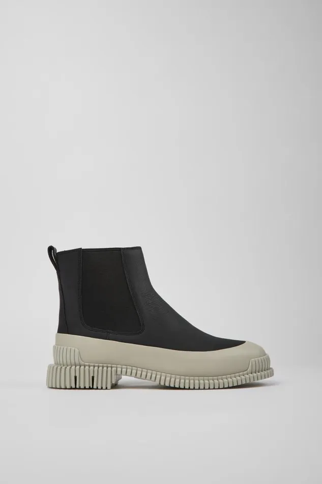 Women Camper Ankle Boots Pix Black Leather Chelsea Boots Women Camper Ankle Boots Pix Black Leather Chelsea Boots