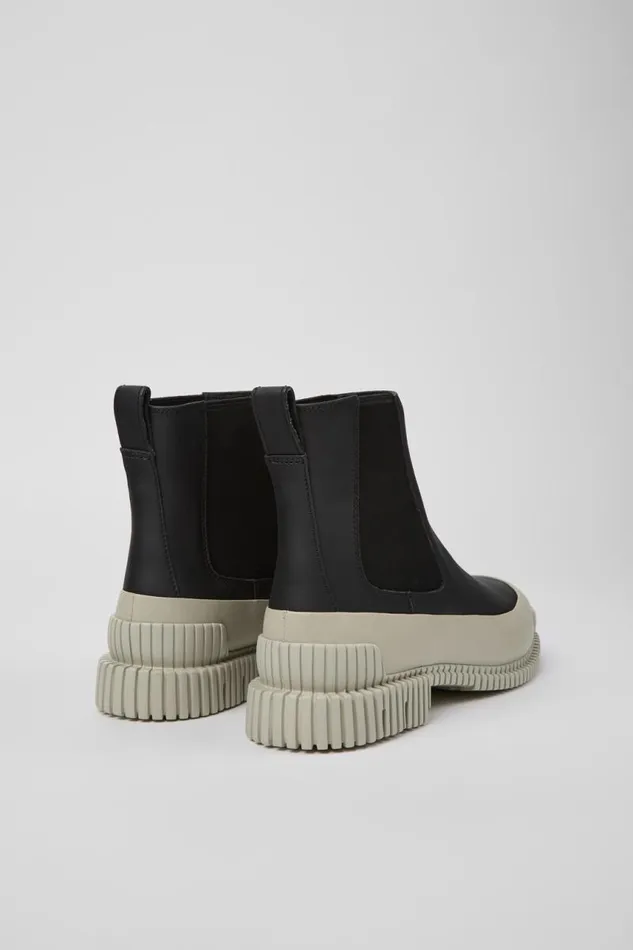 Women Camper Ankle Boots Pix Black Leather Chelsea Boots Women Camper Ankle Boots Pix Black Leather Chelsea Boots