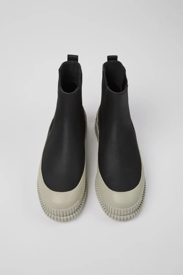 Women Camper Ankle Boots Pix Black Leather Chelsea Boots Women Camper Ankle Boots Pix Black Leather Chelsea Boots