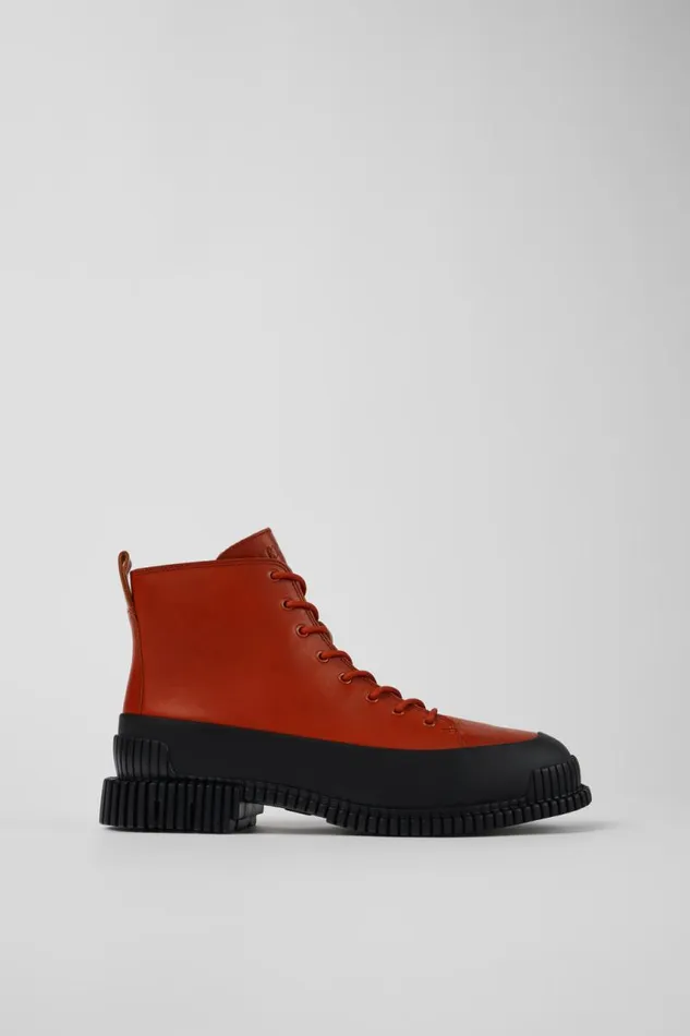 Women Camper Ankle Boots Pix Brown And Black Leather Laceup Boots Women Camper Ankle Boots Pix Brown And Black Leather Laceup Boots