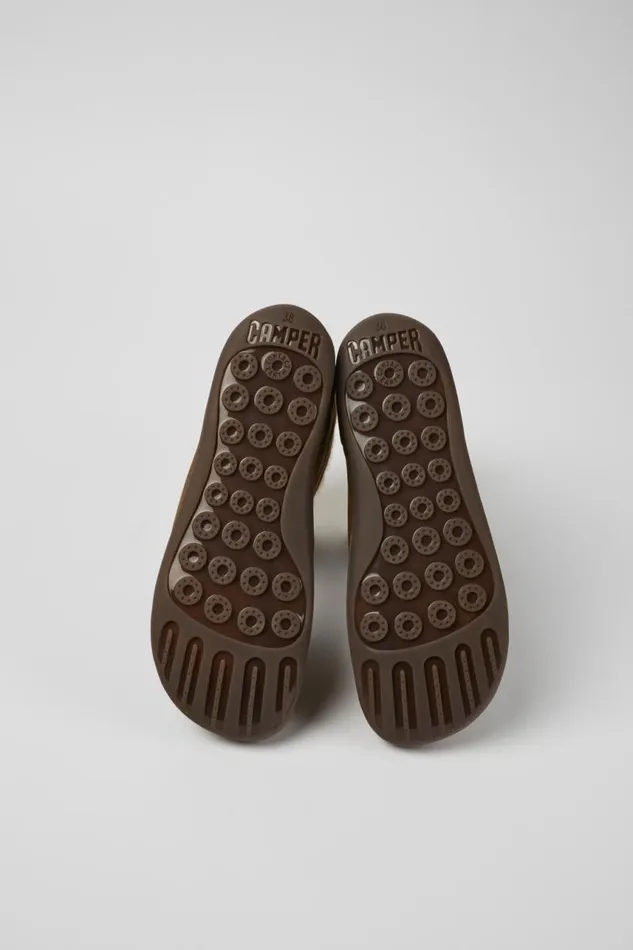 Women Camper Boots Peu Brown Nubuck Boots Women Camper Boots Peu Brown Nubuck Boots