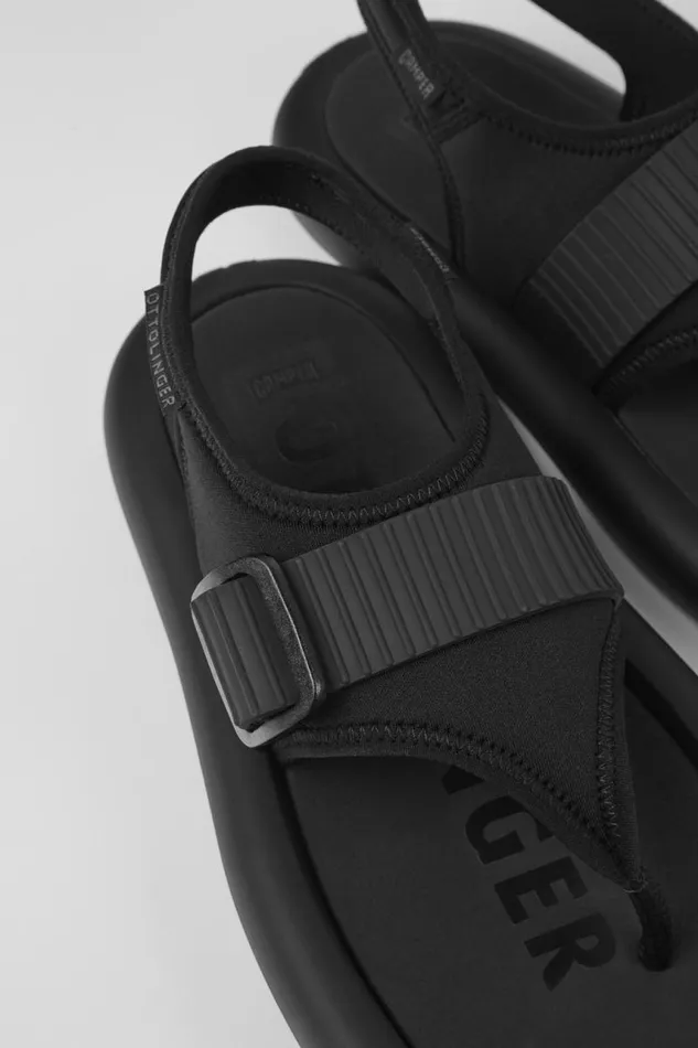 Women Camper Non Leather Shoes Camper X Ottolinger Black Sandals By Camper X Ottolinger
