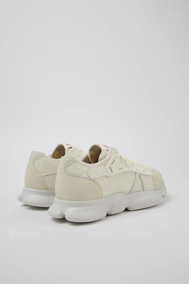 Women Camper Non Leather Shoes Karst Sorona White Textile Sneaker Women Camper Non Leather Shoes Karst Sorona White Textile Sneaker
