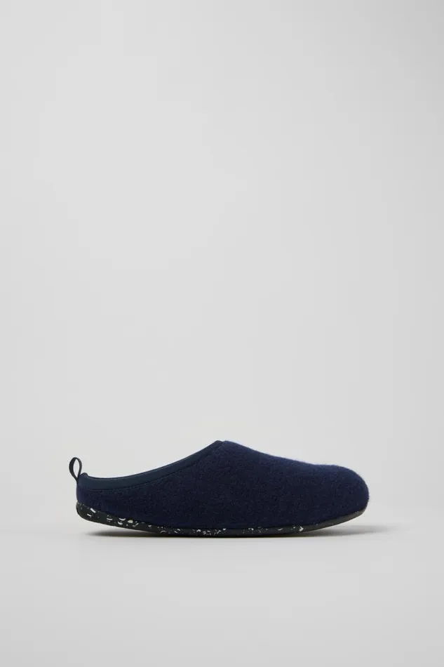 Women Camper Non Leather Shoes Wabi Blue Slippers Women Camper Non Leather Shoes Wabi Blue Slippers