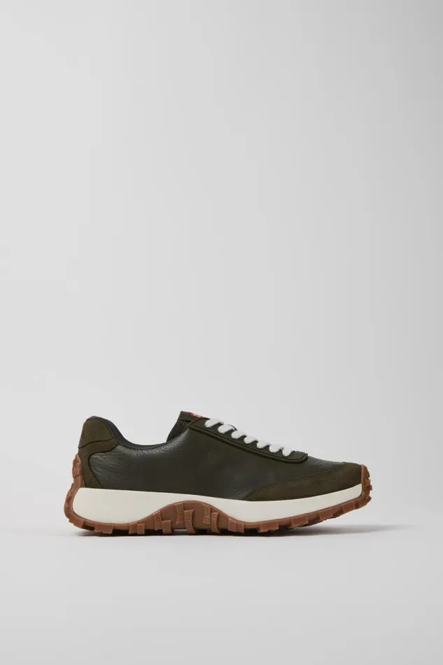 Women Camper Sneakers Drift Trail VIBRAM Green Leather And Nubuck Sneakers Women Camper Sneakers Drift Trail VIBRAM Green Leather And Nubuck Sneakers