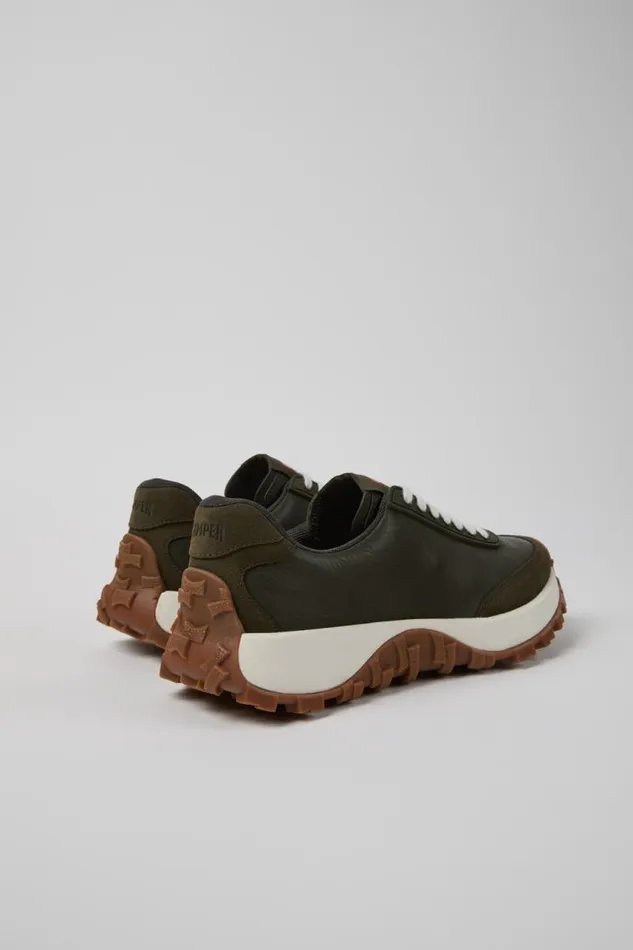 Women Camper Sneakers Drift Trail VIBRAM Green Leather And Nubuck Sneakers Women Camper Sneakers Drift Trail VIBRAM Green Leather And Nubuck Sneakers