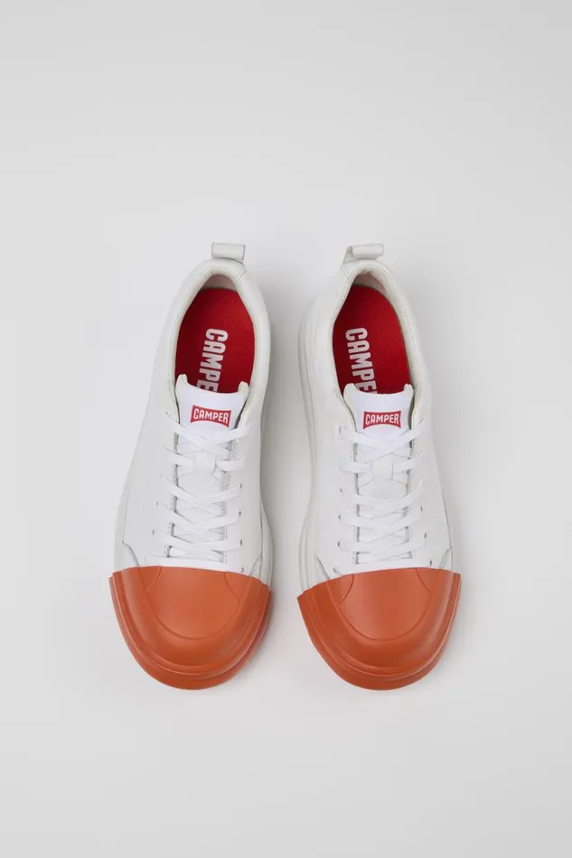 Women Camper Sneakers Junction Runner White Leather Sneakers Women Camper Sneakers Junction Runner White Leather Sneakers
