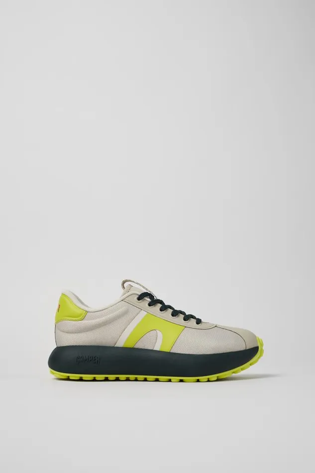 Women Camper Sneakers Pelotas Athens Grayyellow Textile Sneaker Women Camper Sneakers Pelotas Athens Grayyellow Textile Sneaker