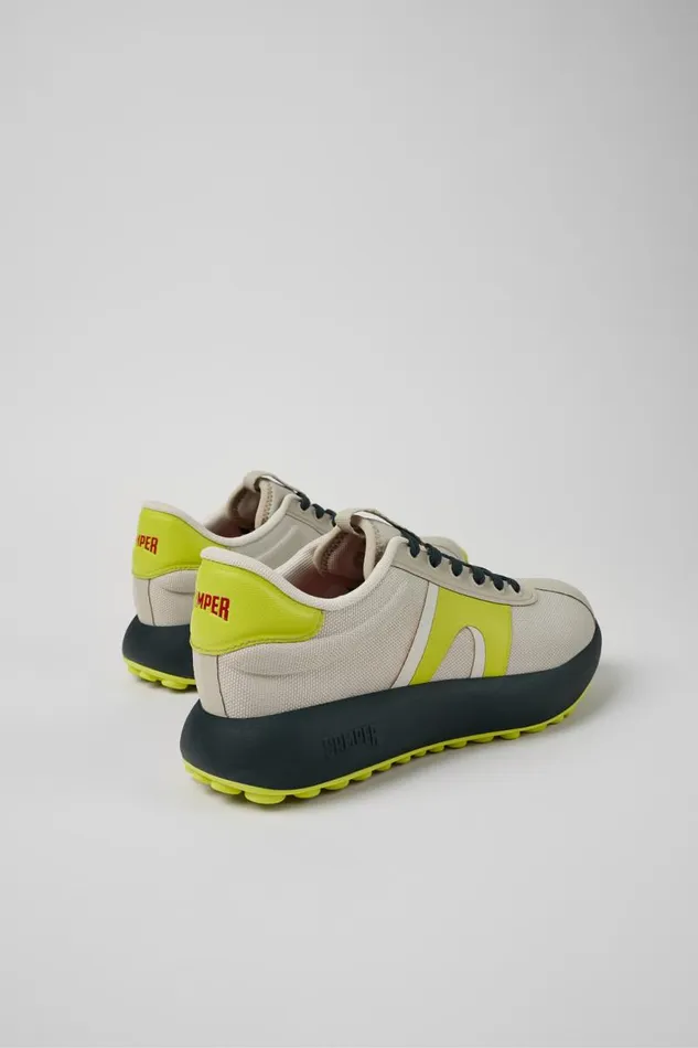 Women Camper Sneakers Pelotas Athens Grayyellow Textile Sneaker Women Camper Sneakers Pelotas Athens Grayyellow Textile Sneaker