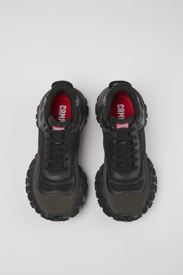 Women Camper Sneakers Pelotas Mars Black Textile And Nubuck Sneakers Women Camper Sneakers Pelotas Mars Black Textile And Nubuck Sneakers