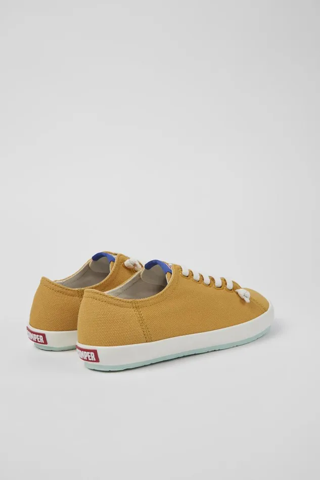 Women Camper Sneakers Peu Rambla Orange Textile Sneaker Women Camper Sneakers Peu Rambla Orange Textile Sneaker