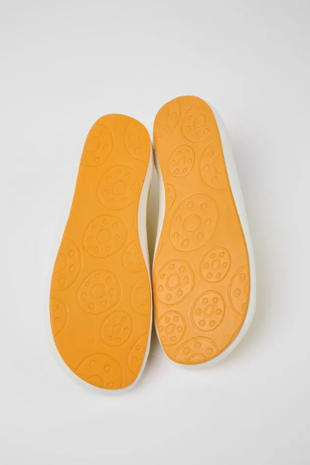 Women Camper Sneakers Peu Rambla Yellow Textile Sneakers Women Camper Sneakers Peu Rambla Yellow Textile Sneakers