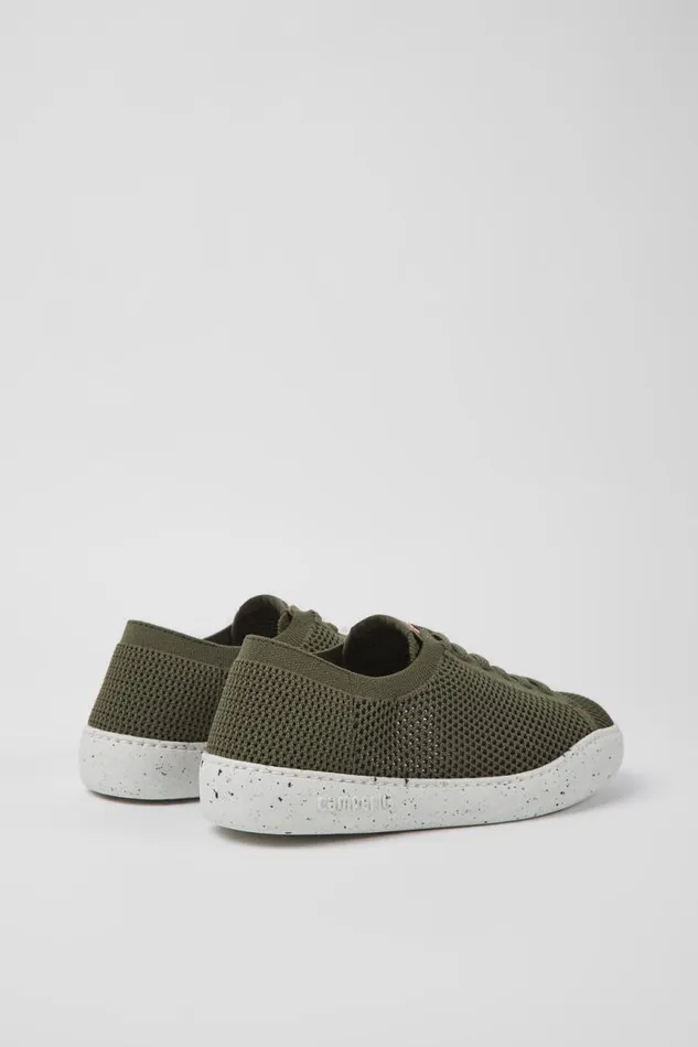 Women Camper Sneakers Peu Touring Green Textile Sneakers Women Camper Sneakers Peu Touring Green Textile Sneakers