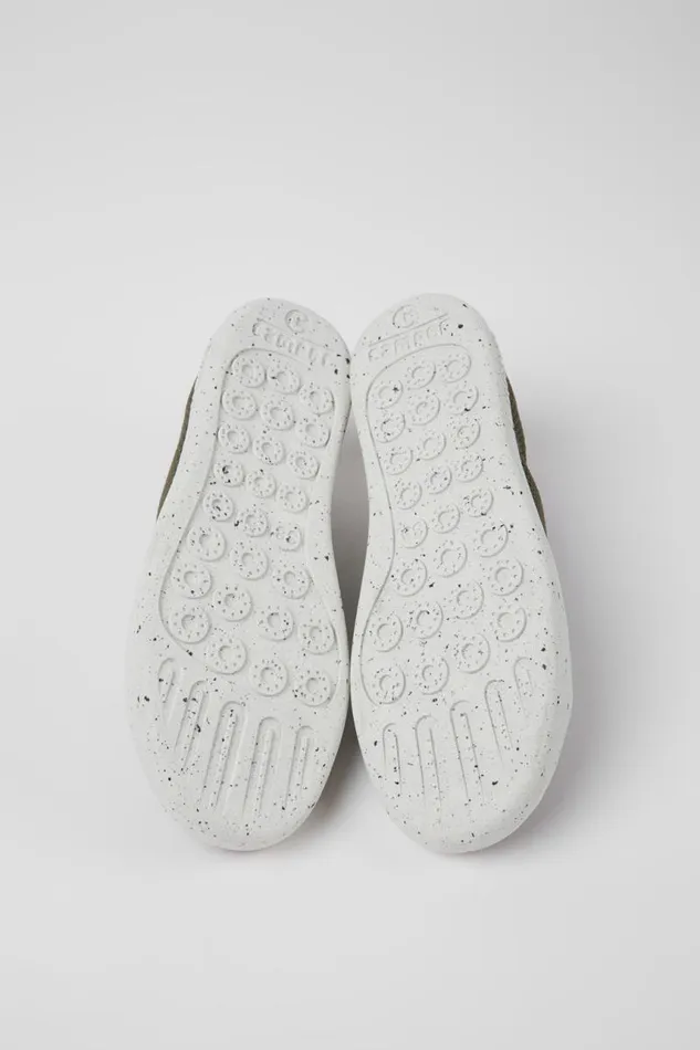 Women Camper Sneakers Peu Touring Green Textile Sneakers Women Camper Sneakers Peu Touring Green Textile Sneakers