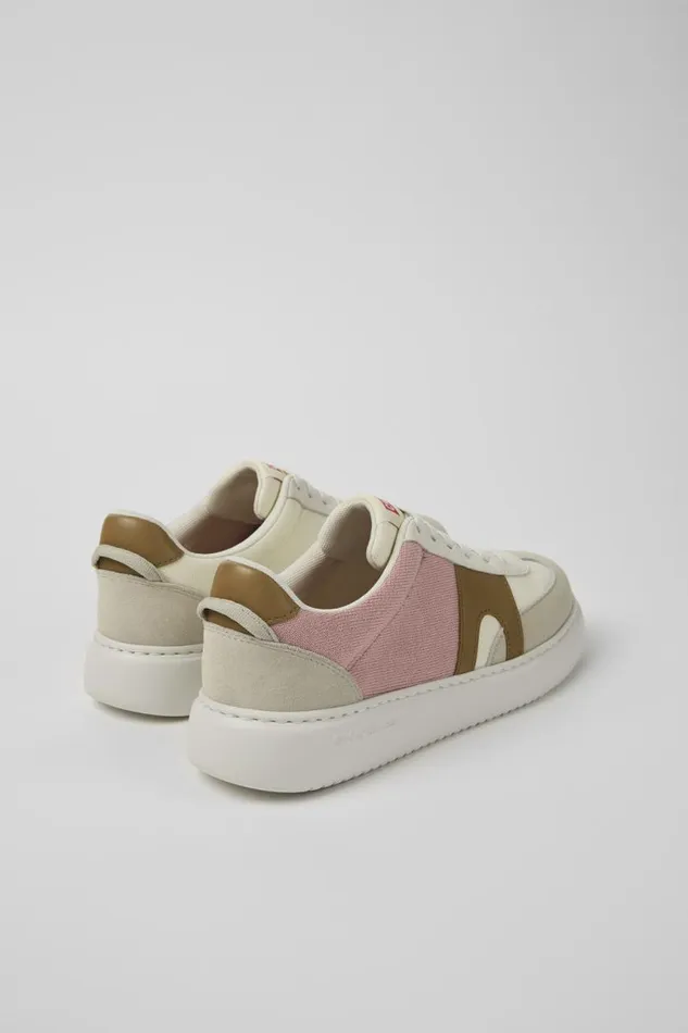 Women Camper Sneakers Runner K21 Multicolored Textile And Nubuck Sneakers Women Camper Sneakers Runner K21 Multicolored Textile And Nubuck Sneakers