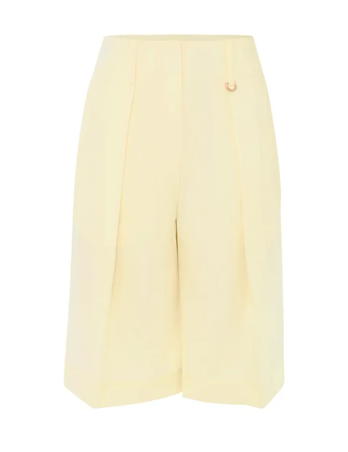 Women Clothing Zimmermann Harmony Slouchy Short Lemon