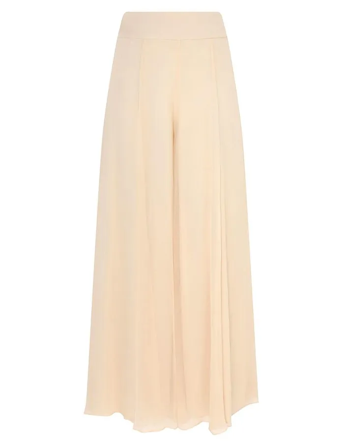 Women Clothing Zimmermann Natura Flared Culottes Buff