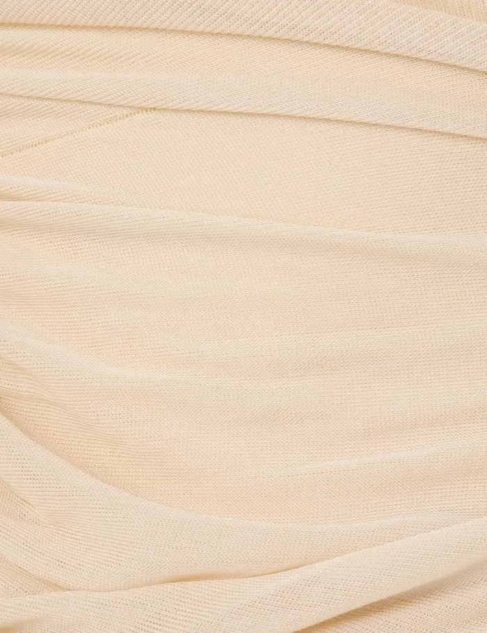 Women Clothing Zimmermann Natura Gathered Bodysuit Cream