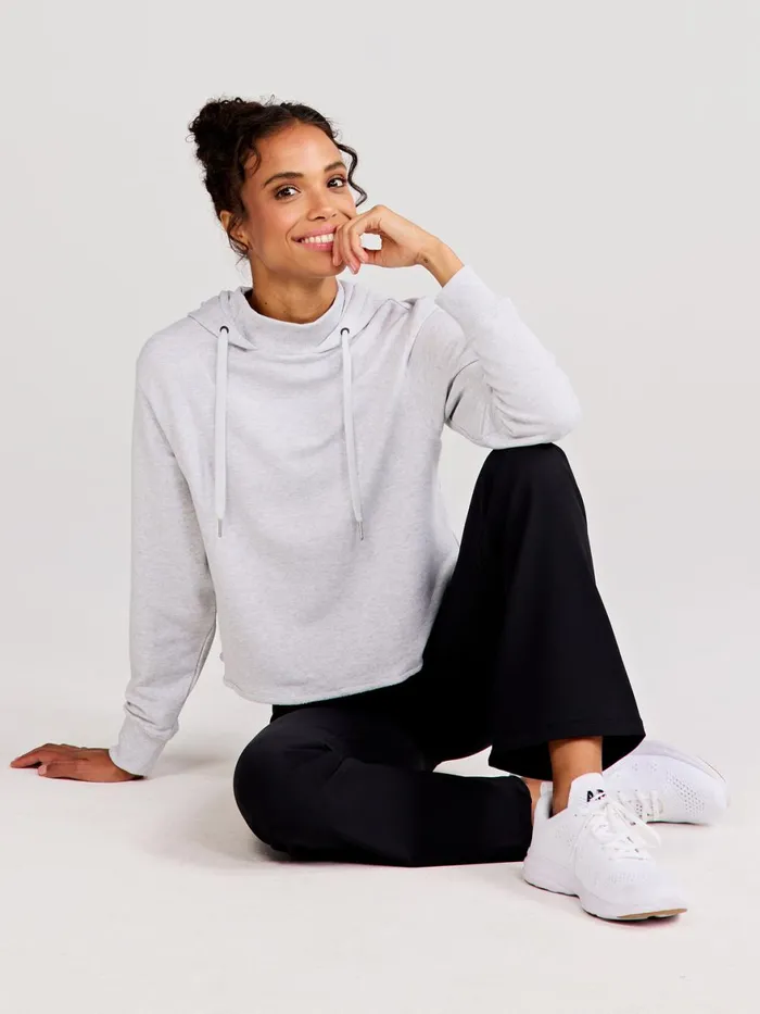 Women Clubhouse French Terry Hoodie Tasc Performance Yoga Studio