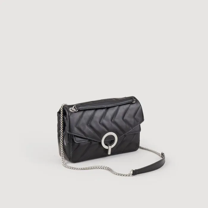 Women Crossbody Bags SANDRO Yza Bag Black Women Crossbody Bags SANDRO Yza Bag Black