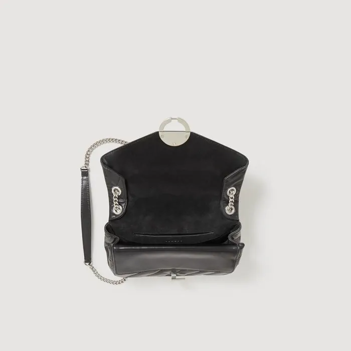 Women Crossbody Bags SANDRO Yza Bag Black Women Crossbody Bags SANDRO Yza Bag Black