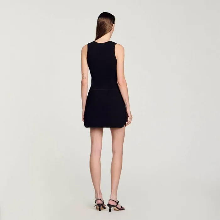 Women Dresses SANDRO Vest Top Dress Black