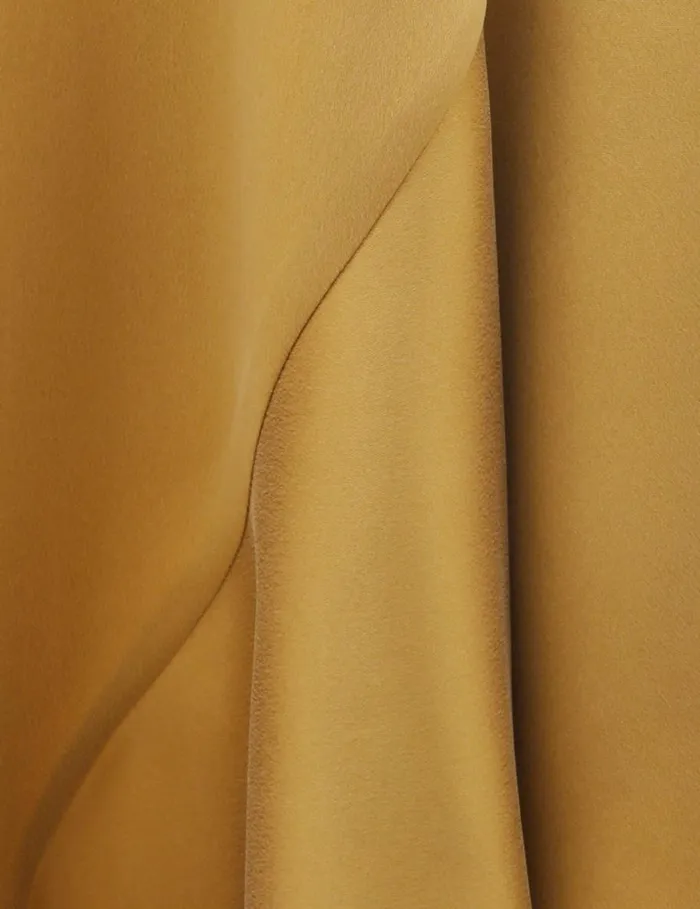 Women Dresses Zimmermann Silk Wrap Midi Dress Honey