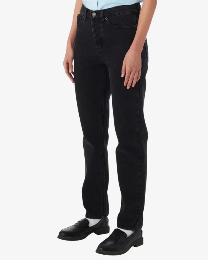 Women EFFORTLESS DENIM Faded Black OBEY Clothing Denim