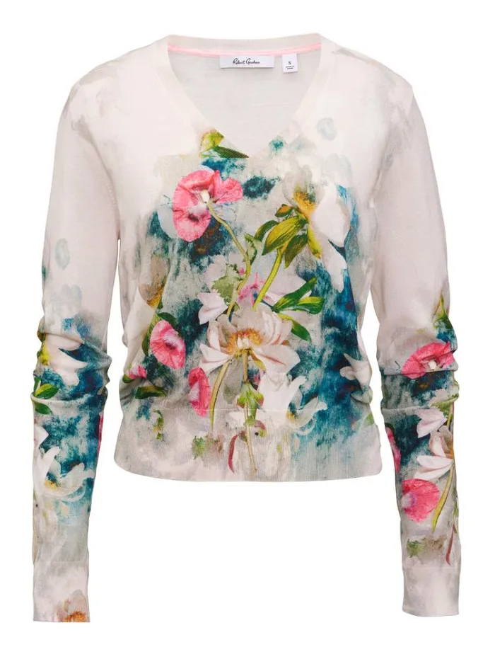 Women EVELYN SWEATER Multi Robert Graham Tops