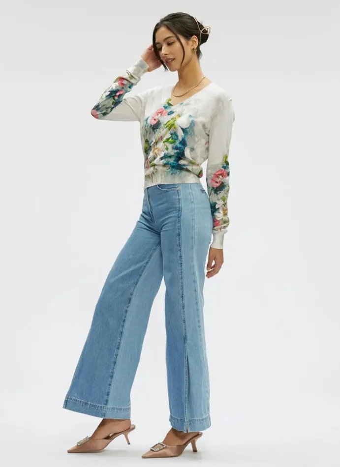 Women EVELYN SWEATER Multi Robert Graham Tops