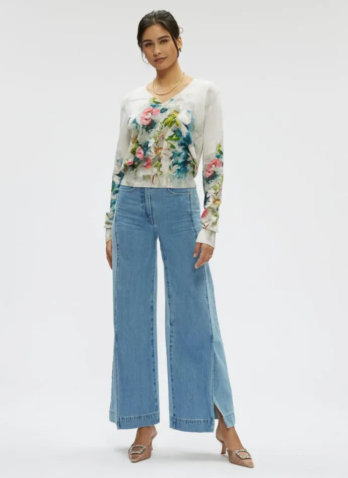 Women EVELYN SWEATER Multi Robert Graham Tops
