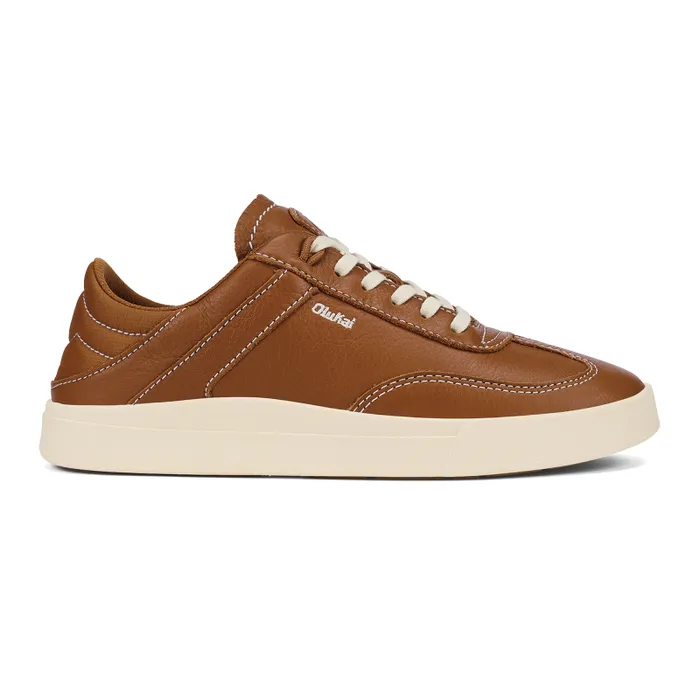 Women Hupu Womens FullGrain Leather Sneakers Fox Olukai Leather