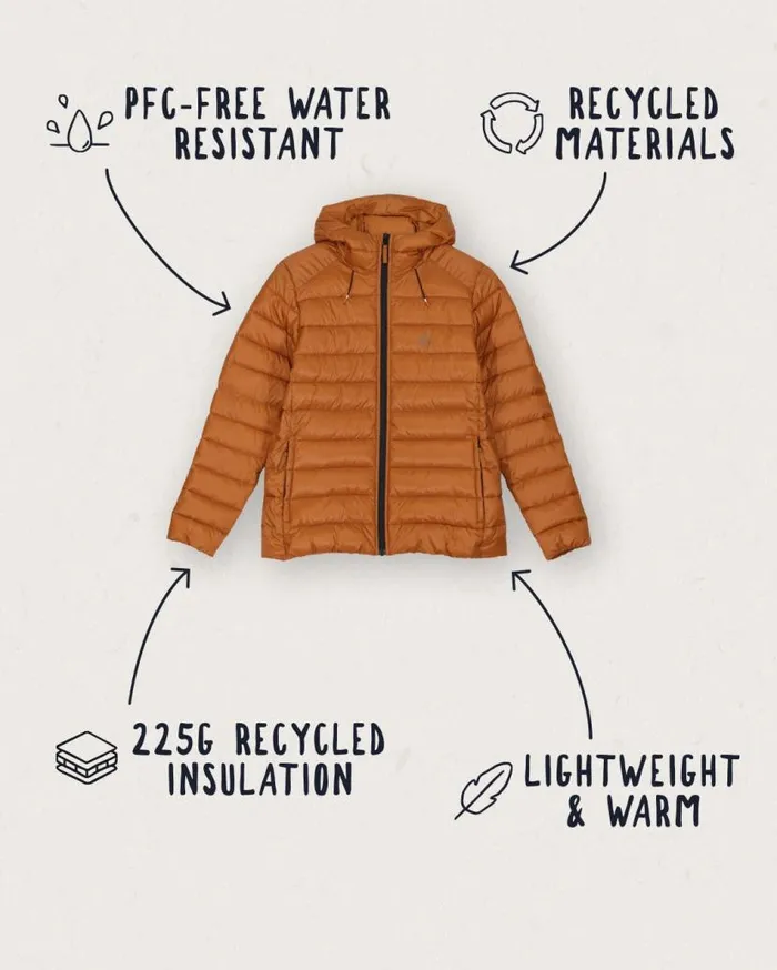 Women Jackets Passenger Pow Recycled Insulated Jacket Glazed Ginger Glazed Ginger