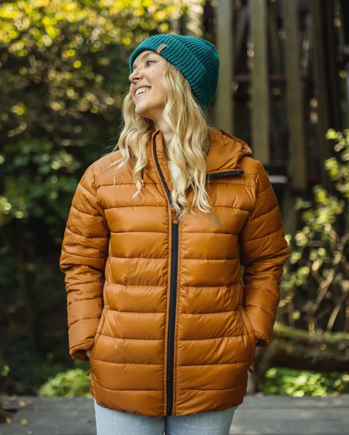Women Jackets Passenger Pow Recycled Insulated Jacket Glazed Ginger Glazed Ginger