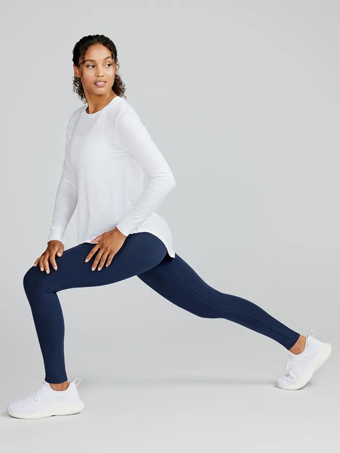 Women Longline Long Sleeve Shirts Tasc Performance Yoga Studio