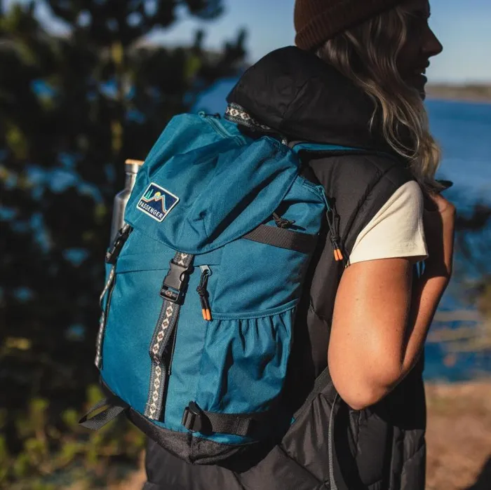 WomenMen Backpacks and Bags Passenger Boondocker Recycled 26L Backpack Ash Blue Ash Blue