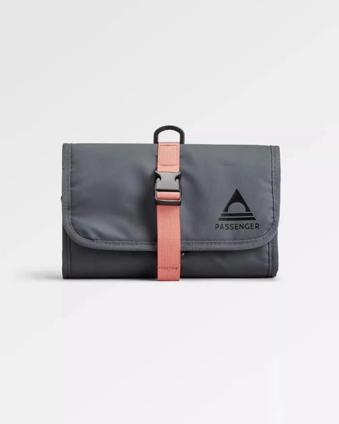 WomenMen Backpacks and Bags Passenger Drop Recycled Wash Kit Charcoal Charcoal
