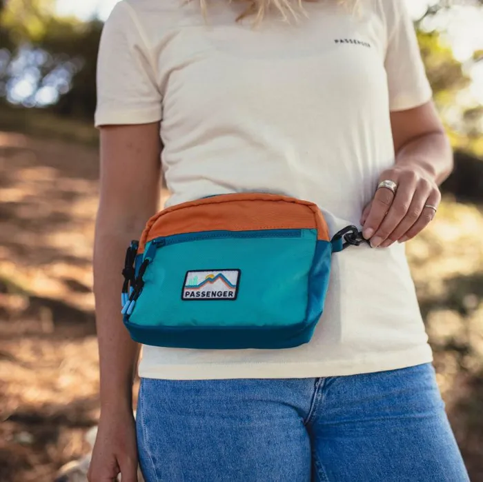 WomenMen Backpacks and Bags Passenger Mainland Recycled Hip Pack Multi Colour Multi Colour