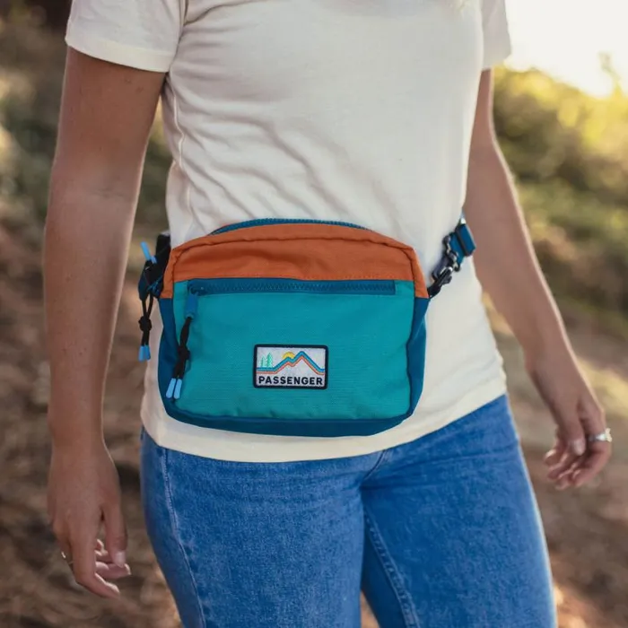 WomenMen Backpacks and Bags Passenger Mainland Recycled Hip Pack Multi Colour Multi Colour
