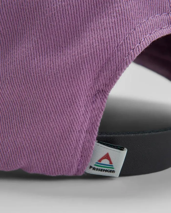WomenMen Caps and Hats Passenger Classic Recycled Cotton 6 Panel Cap Grape Grape