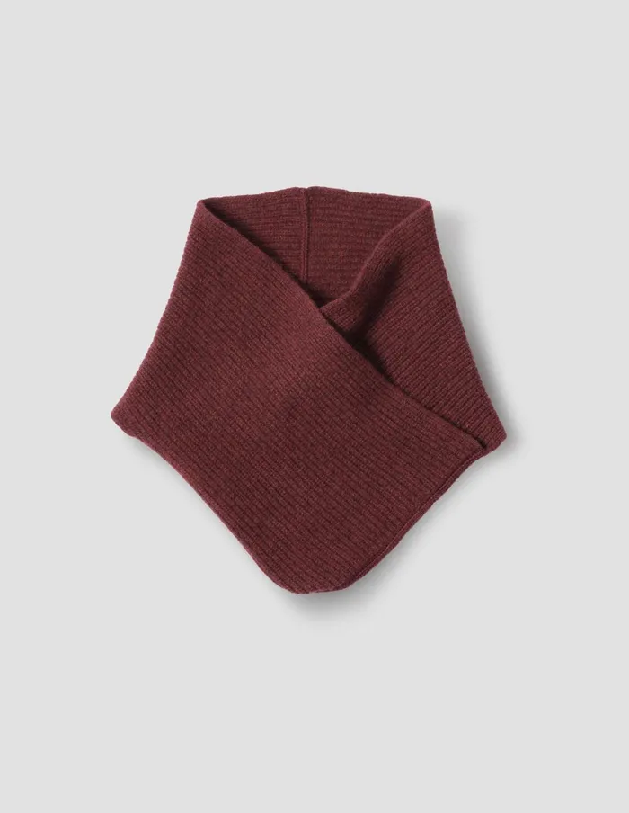 WomenMen Mhl Crossover Neckwarmer Brick Margaret Howell Scarves