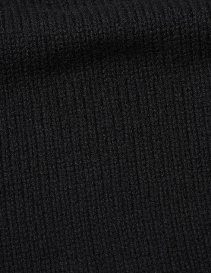 Women Mhl Chunky V Neck Black Margaret Howell Knitwear