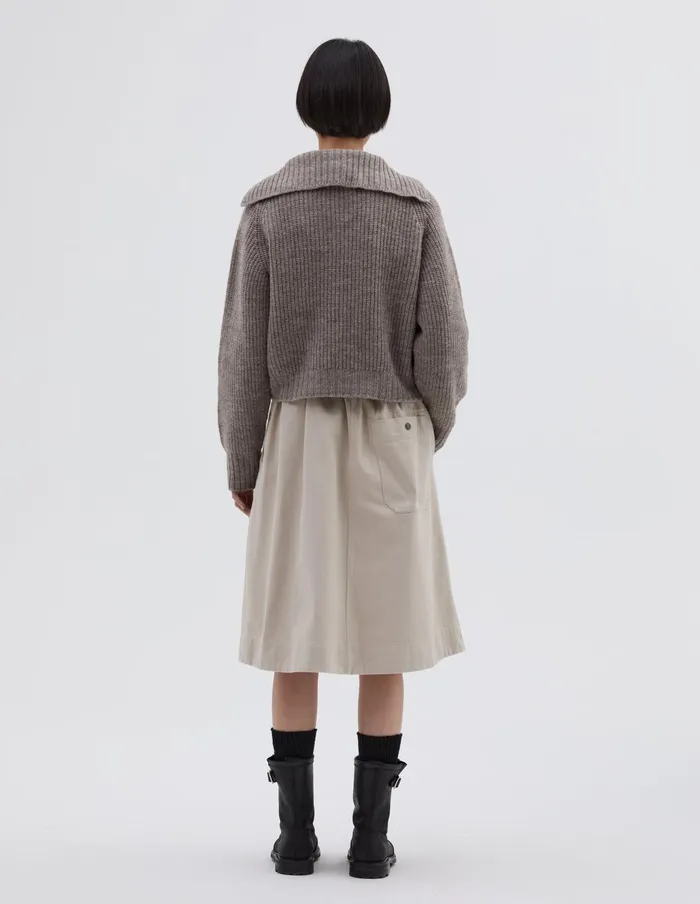 Women Mhl Panelled Scout Skirt Putty Margaret Howell Skirts