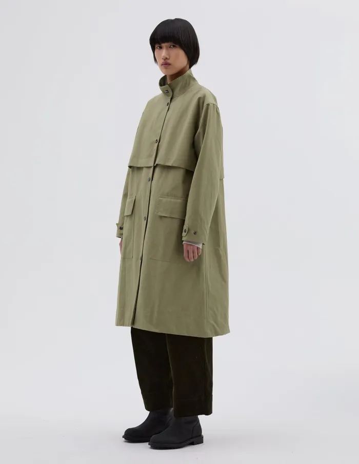 Women Mhl Rain Mac Fennel Margaret Howell Jackets and Coats