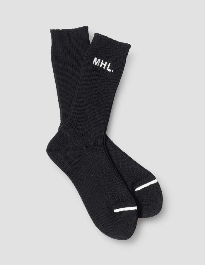 Women Mhl Sport Sock Black Margaret Howell Socks