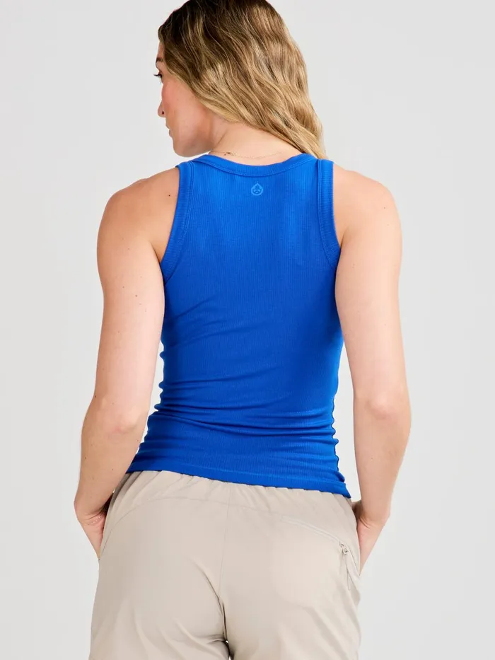 Women MicroLuxe Rib Tank Tasc Performance Yoga Studio